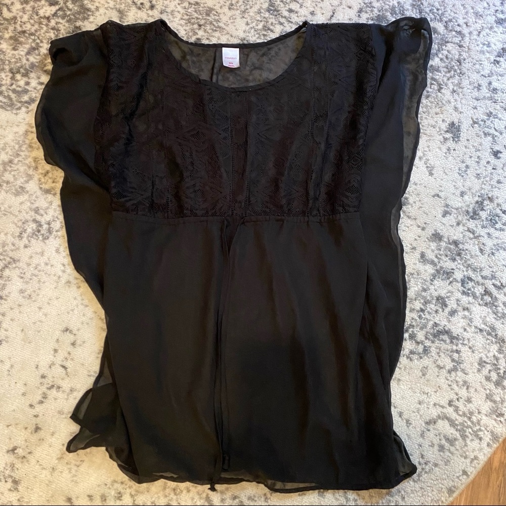 Black Beach Cover Up